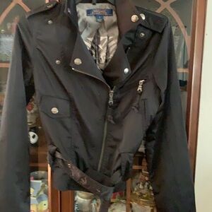 Mallard jacket moto style black size s